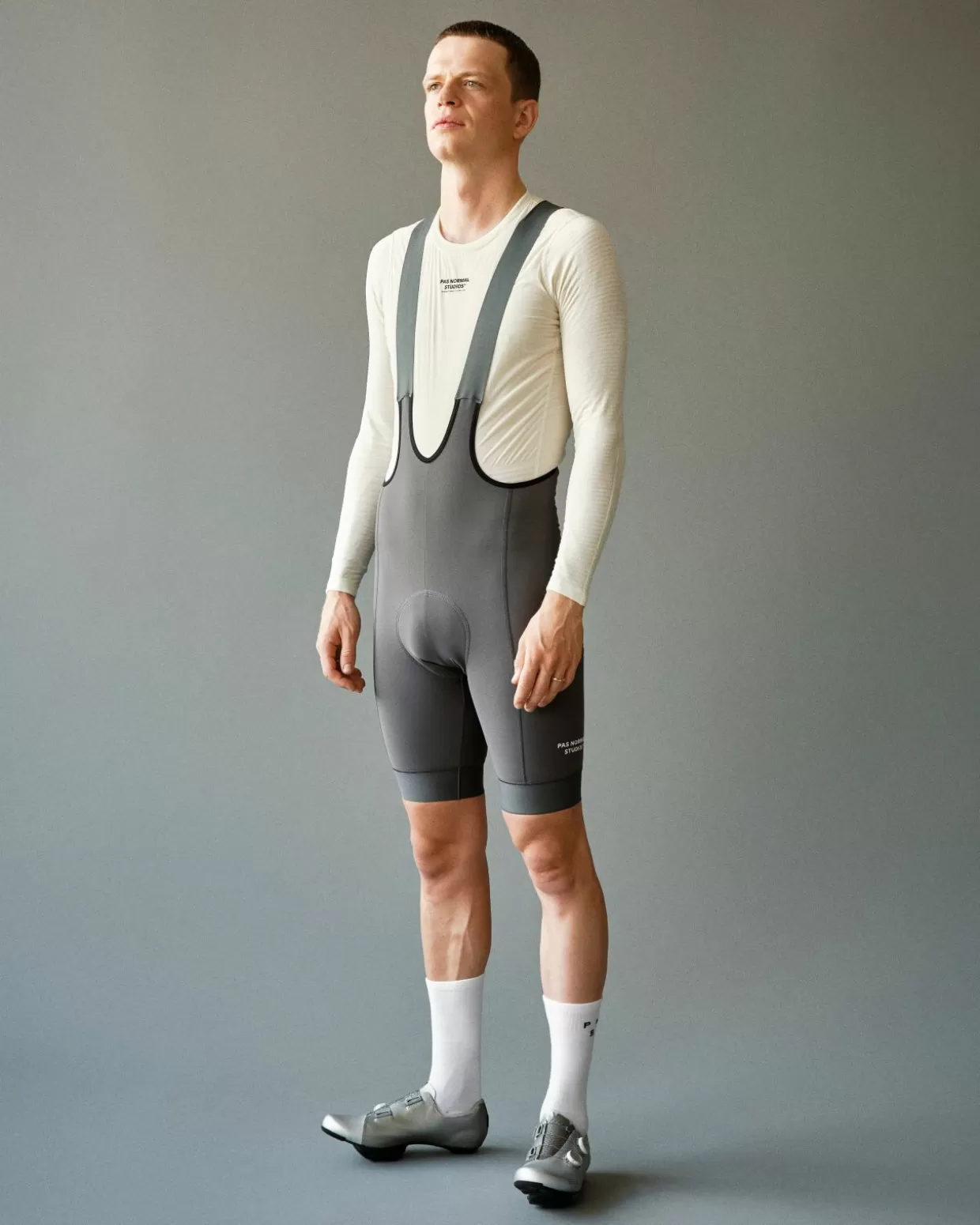 mens_essential_thermal_bibs____stone_grey_3-1.webp Bibs^Pas Normal Studios Men's Essential Thermal Bibs — Stone Grey