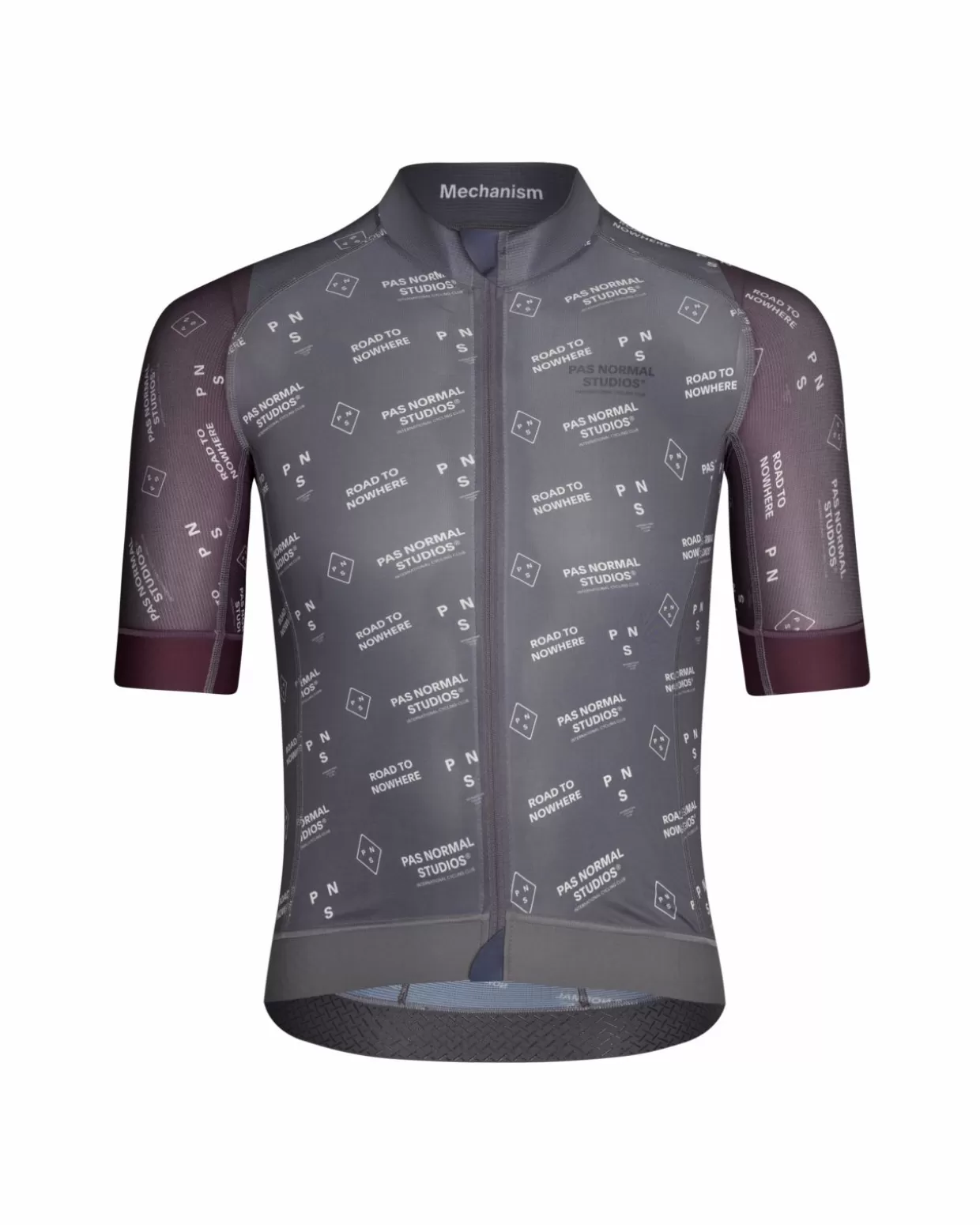 Jerseys^Pas Normal Studios Men's Mechanism Late Drop Jersey — Grey Contrast