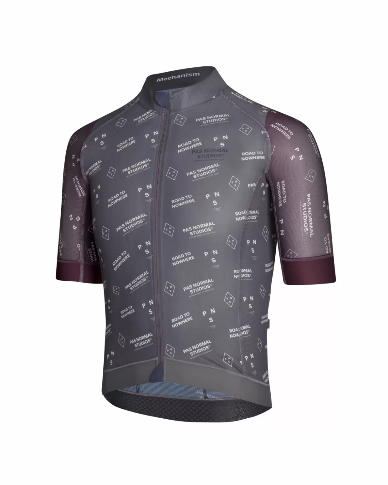 Jerseys^Pas Normal Studios Men's Mechanism Late Drop Jersey — Grey Contrast
