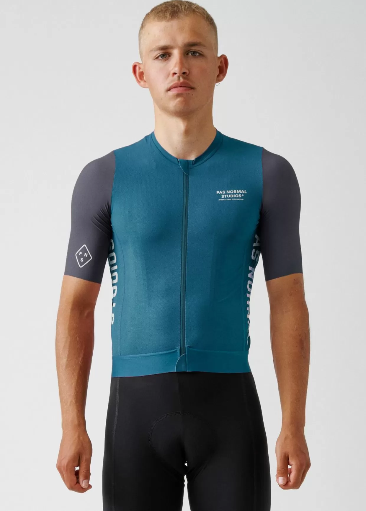 mens_midsummer_jersey___classic_blue_sleeve_2-1.webp Jerseys^Pas Normal Studios Men's Midsummer Jersey — Classic Blue Sleeve