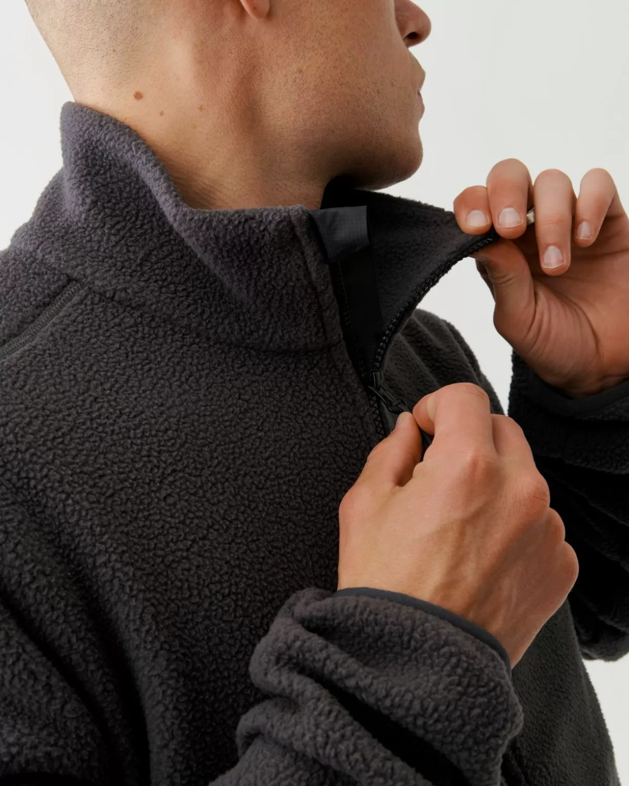 offrace_fleece_jacket___deep_grey_4-1.webp Casual | Casual^Pas Normal Studios Off-Race Fleece Jacket — Deep Grey