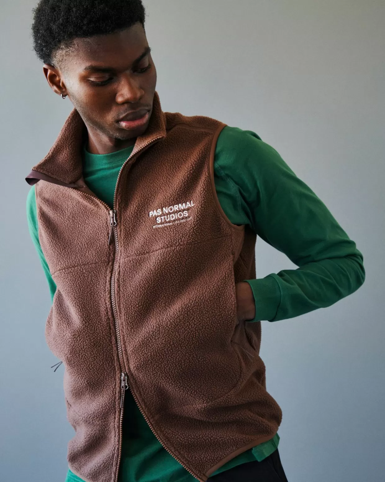 offrace_fleece_vest___bronze_4-1.webp Casual | Casual^Pas Normal Studios Off-Race Fleece Vest — Bronze