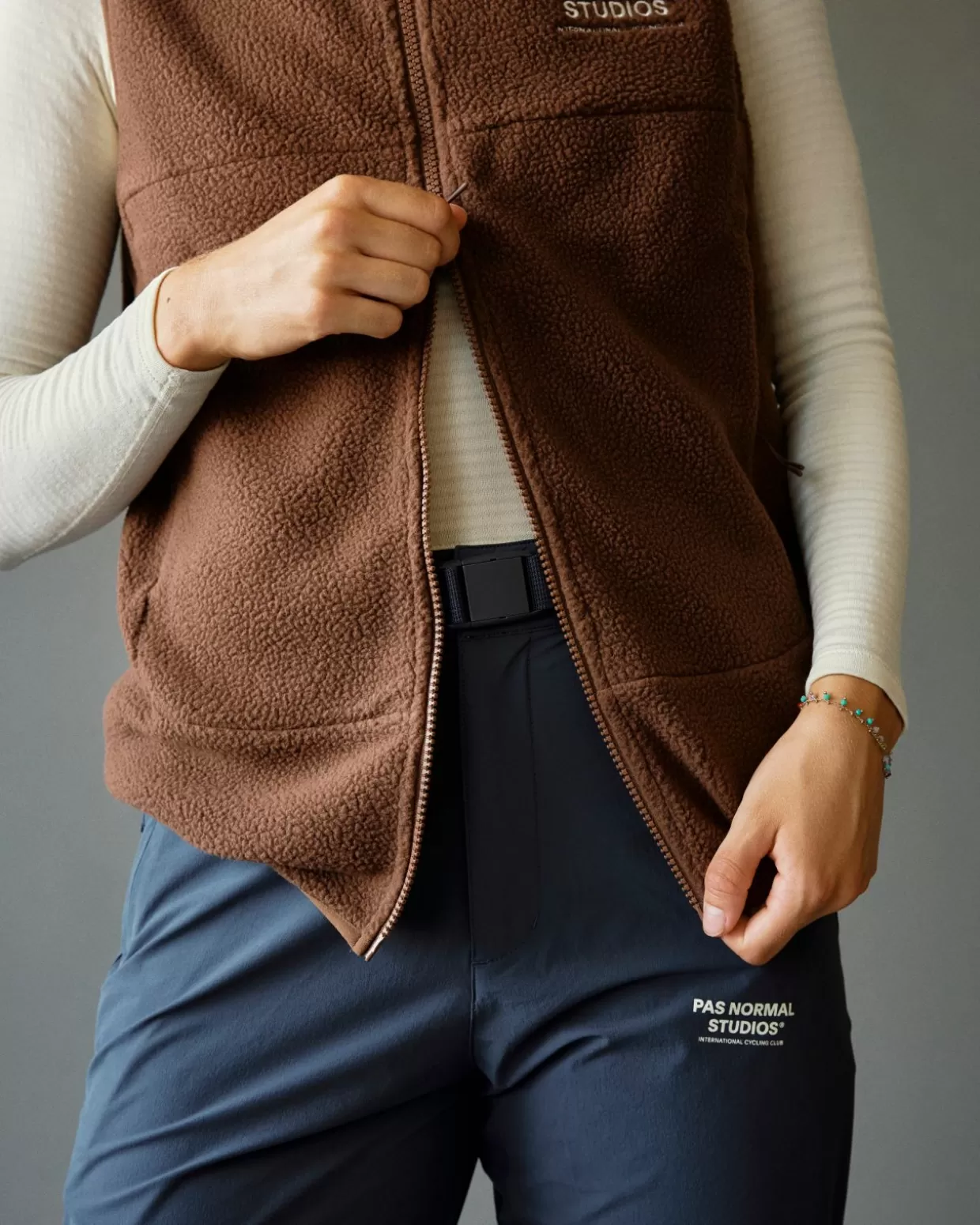 offrace_fleece_vest___bronze_6-1.webp Casual | Casual^Pas Normal Studios Off-Race Fleece Vest — Bronze