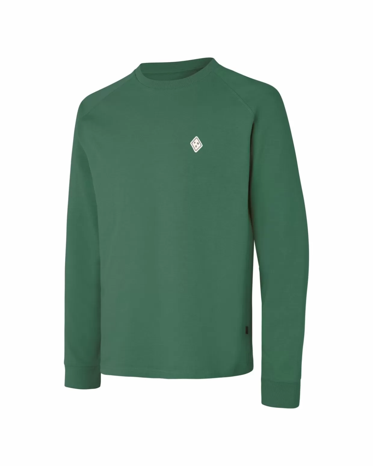 offrace_patch_long_sleeve_tshirt___pine_green_2-1.webp Casual | Casual^Pas Normal Studios Off-Race Patch Long Sleeve T-Shirt — Pine Green