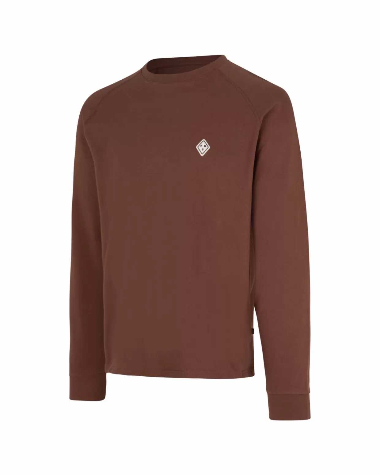 Casual | Casual^Pas Normal Studios Off-Race Patch Long Sleeve T-Shirt — Rust