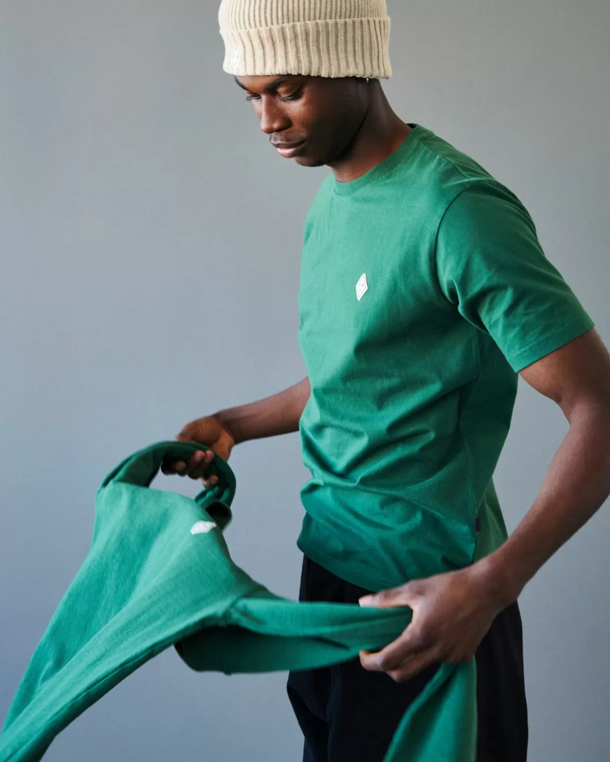 offrace_patch_tshirt___pine_green_3-1.webp Casual | Casual^Pas Normal Studios Off-Race Patch T-Shirt — Pine Green