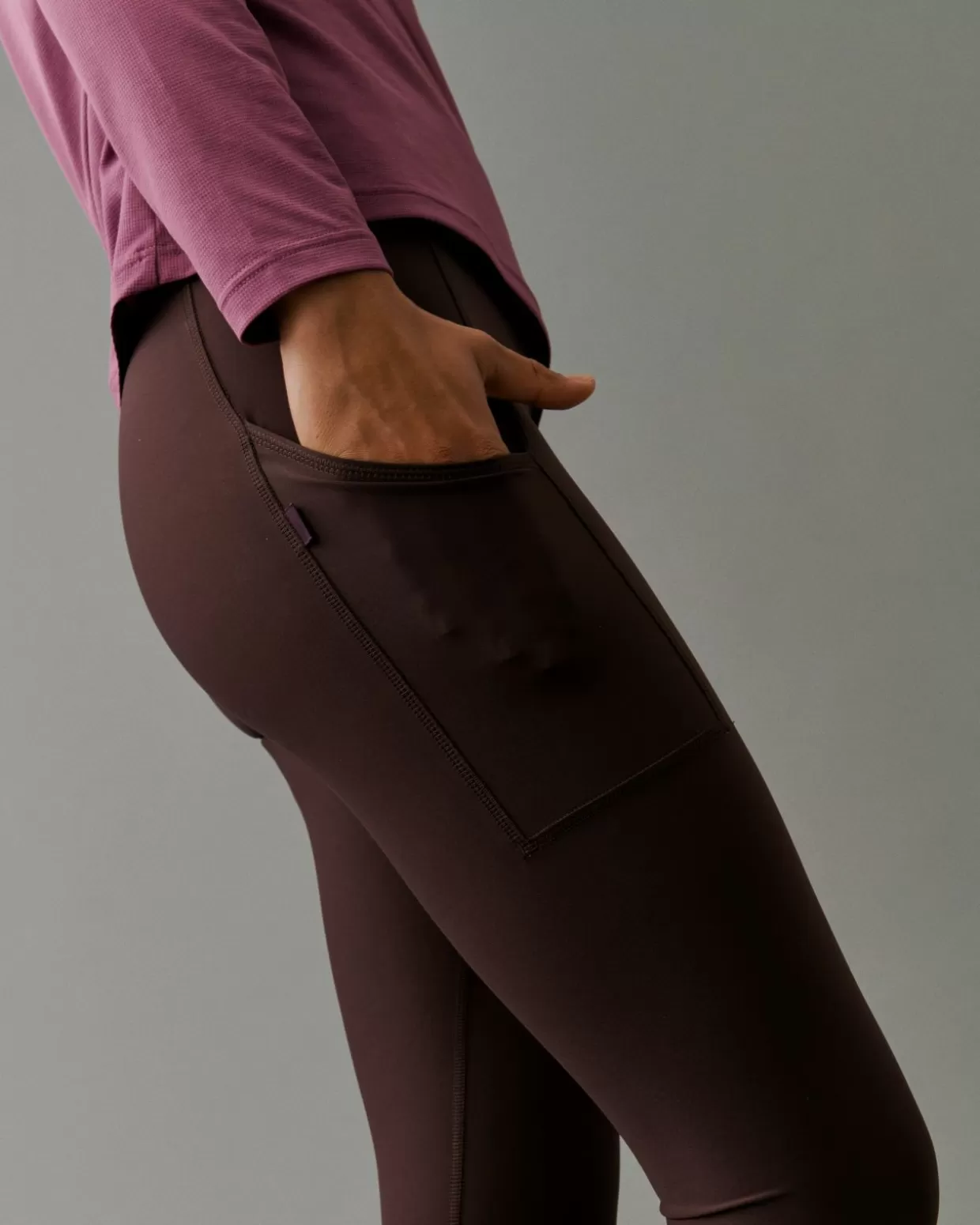 womens_balance_long_tights___dark_red_3-1.webp Gym & Training^Pas Normal Studios Women's Balance Long Tights — Dark Red