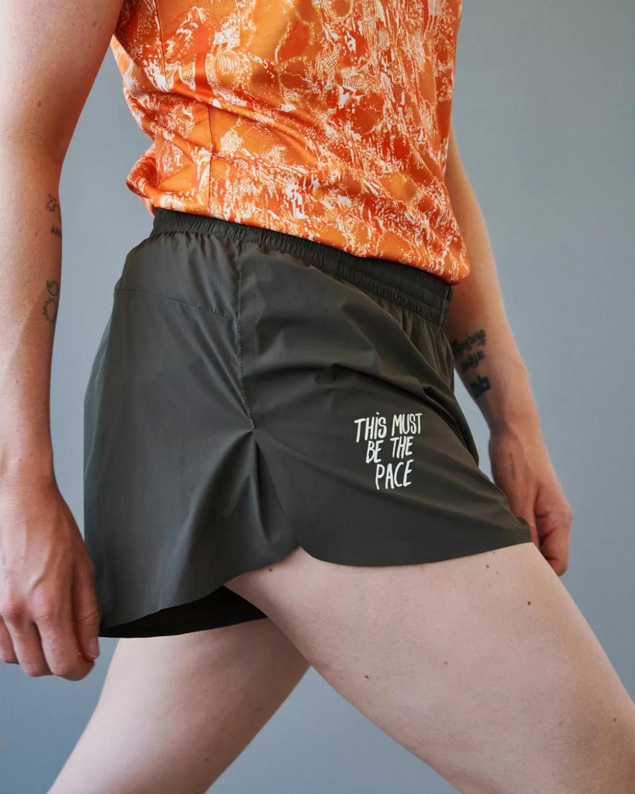 womens_balance_shorts___dusty_brown_4-1.webp Gym & Training^Pas Normal Studios Women's Balance Shorts — Dusty Brown