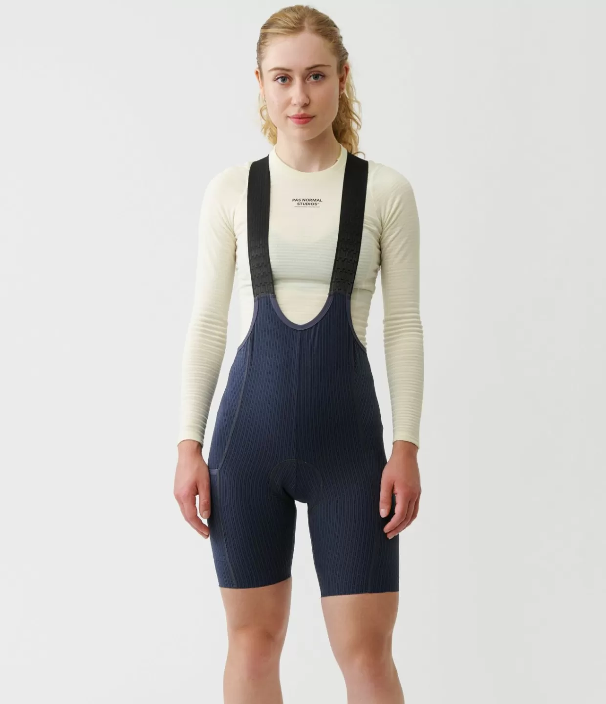 womens_essential_light_bibs___charcoal_grey_3-1.webp Bibs^Pas Normal Studios Women's Essential Light Bibs — Charcoal Grey