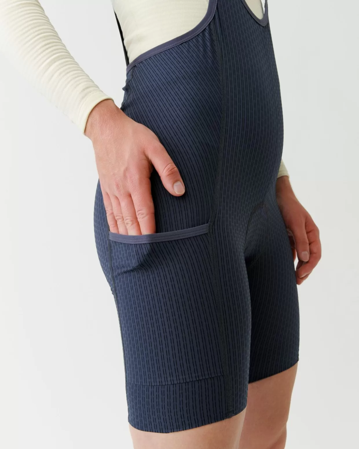 womens_essential_light_bibs___charcoal_grey_5-1.webp Bibs^Pas Normal Studios Women's Essential Light Bibs — Charcoal Grey