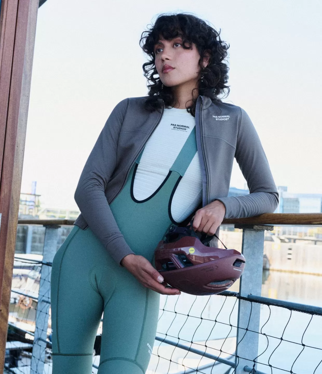 womens_essential_thermal_long_bib___dark_celeste_5-1.webp Bibs^Pas Normal Studios Women's Essential Thermal Long Bib — Dark Celeste