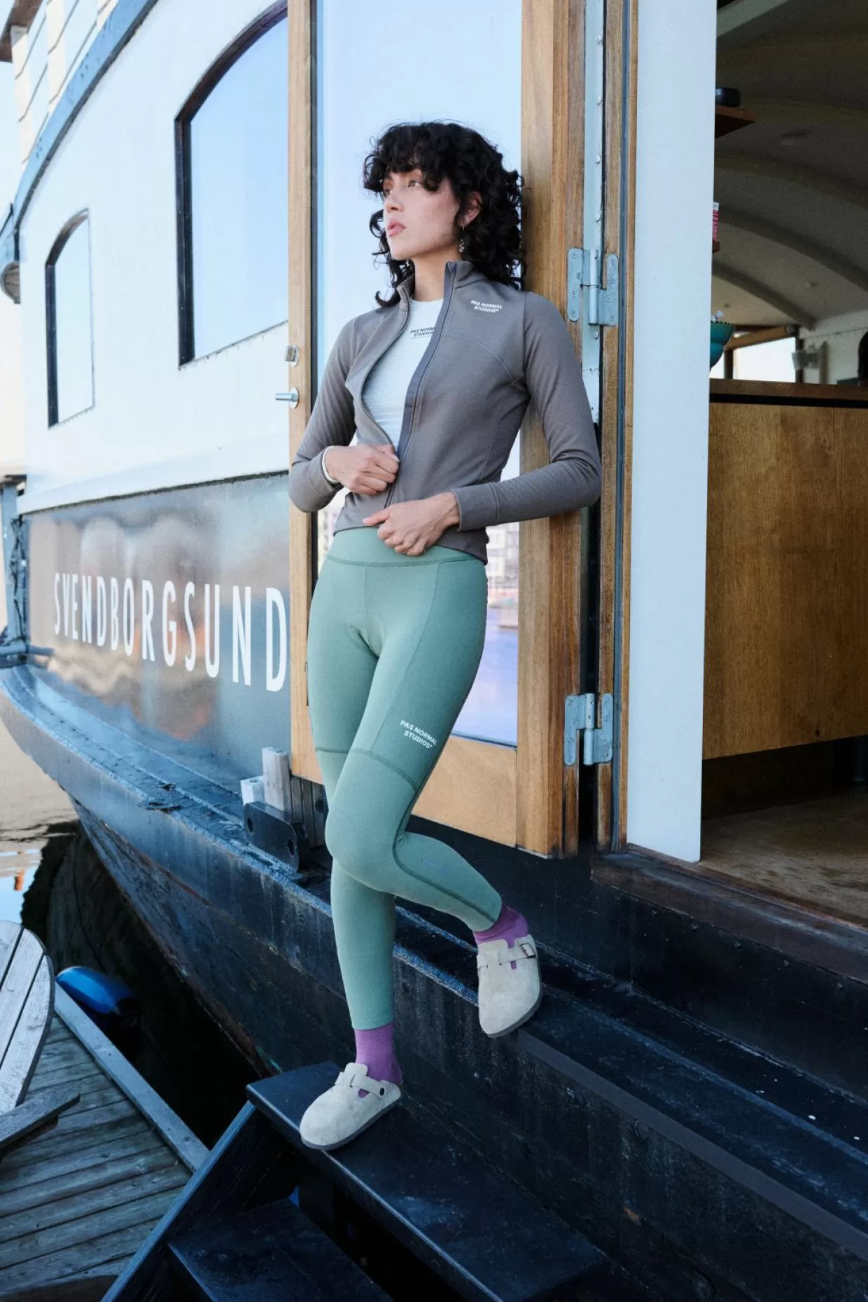 womens_essential_thermal_long_tights___dark_celeste_5-1.webp Bibs^Pas Normal Studios Women's Essential Thermal Long Tights — Dark Celeste