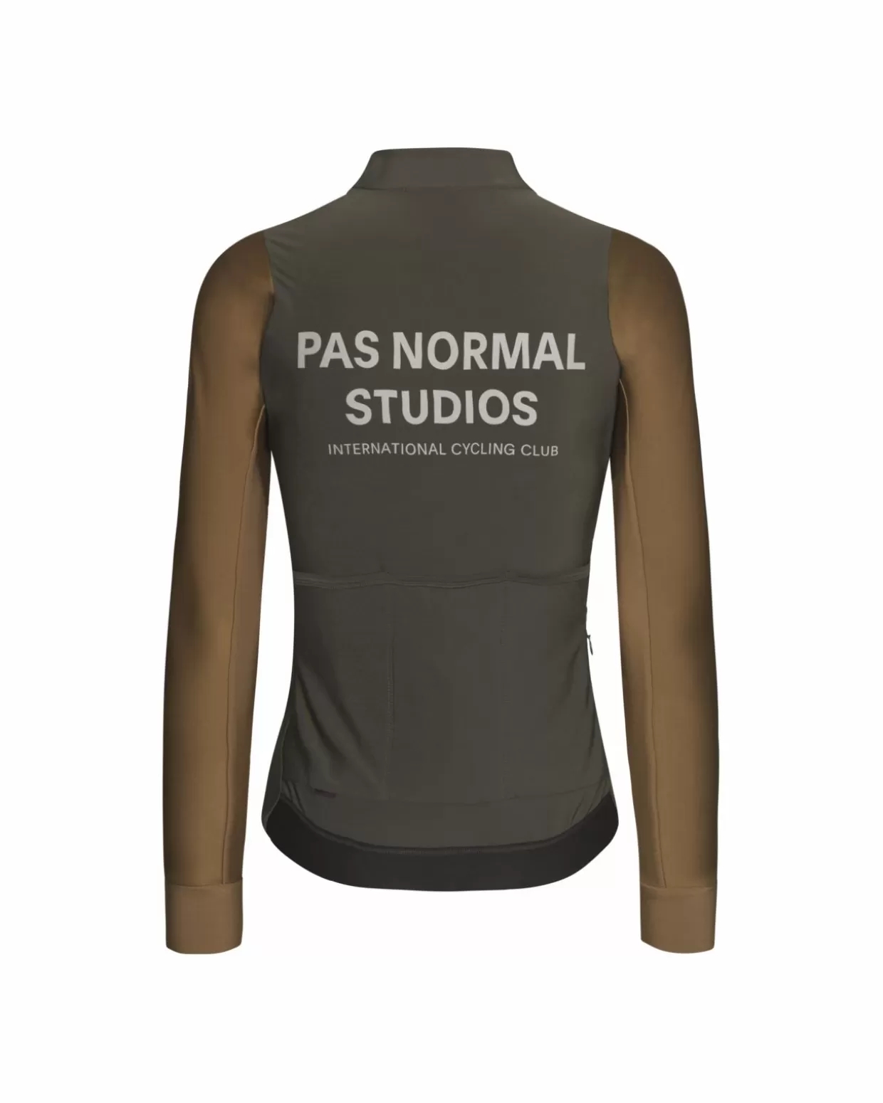 Jerseys^Pas Normal Studios Women's Mechanism Thermal Long Sleeve Jersey — Dark Olive / Army Brown