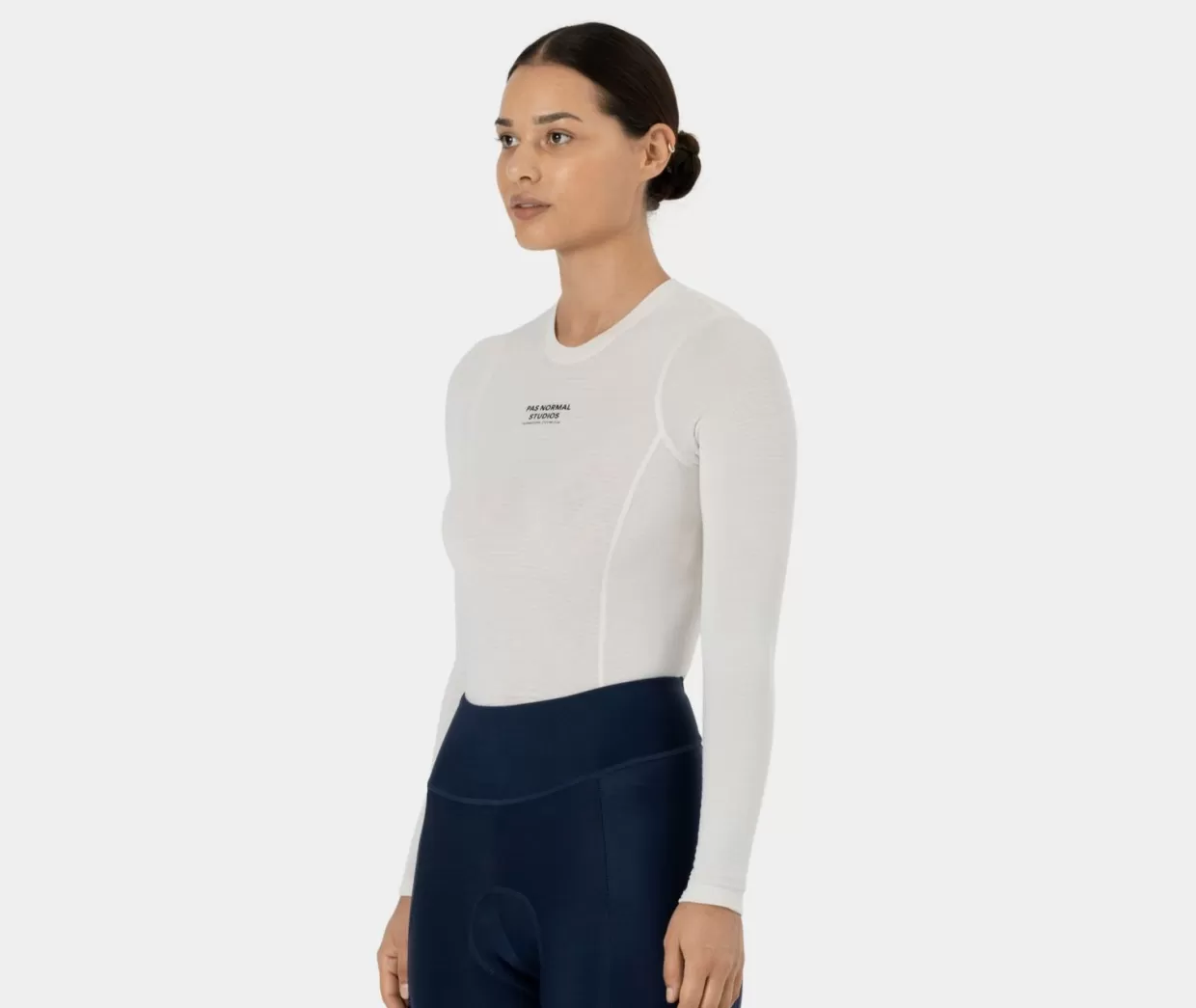womens_thermal_long_sleeve_base_layer___off_white_2-1.webp Base Layers^Pas Normal Studios Women's Thermal Long Sleeve Base Layer — Off White